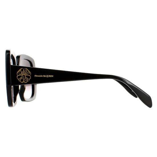 Alexander McQueen Square Womens Black Grey Gradient AM0378S