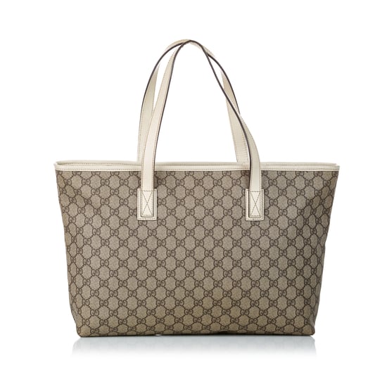 Vintage Gucci GG Canvas Tote Bag Brown