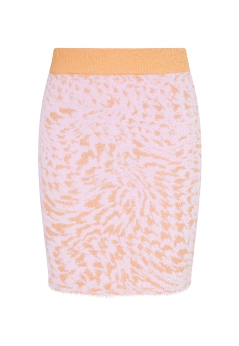 Mymo Strickrock Damen rosa-orange - Image 1