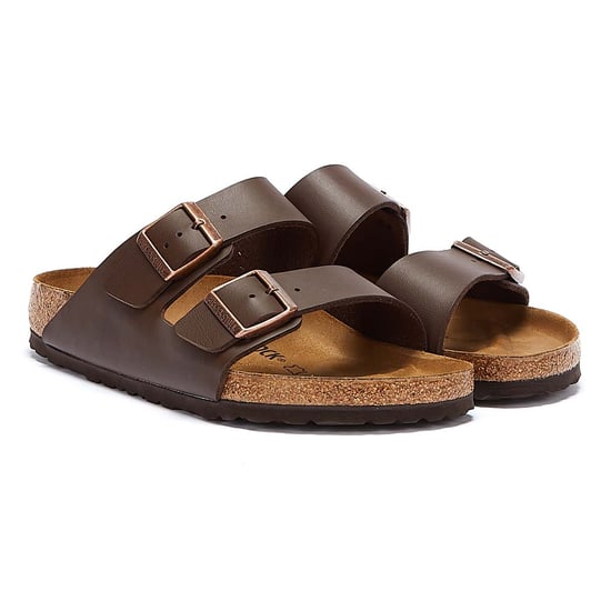 Birkenstock Arizona Birko Flor Brown Sandals