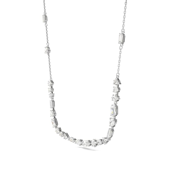 Swarovski 'Mesmera' Damen Schmuckset aus Metall: Armband + Ohrringe + Halskette - Silber 5665877 - Image 5