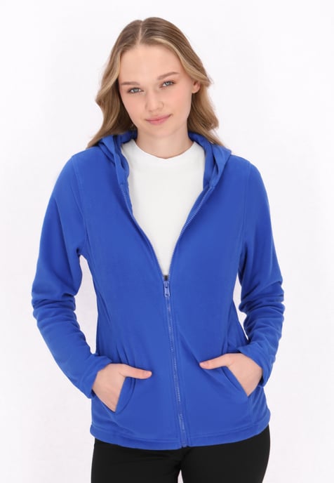 Mymo Fleecejacke Damen KÖNIGSBLAU - Image 3
