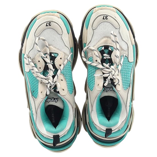 Balenciaga Triple S Sneaker aus türkisem Polyester - Image 2