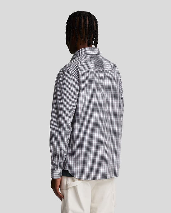 Lyle & Scott � Kariertes Gingham-Hemd in Blau - Image 3
