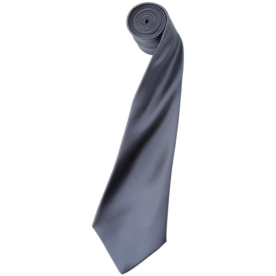 Premier - "Colours" Krawatte für Herren/Damen Unisex (Stahl) - Image 1