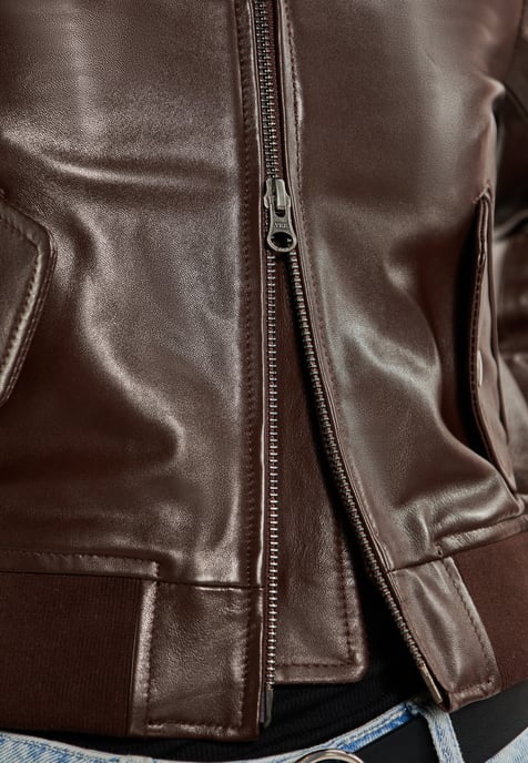 Dreimaster Jacke Damen dunkelbraun - Image 5