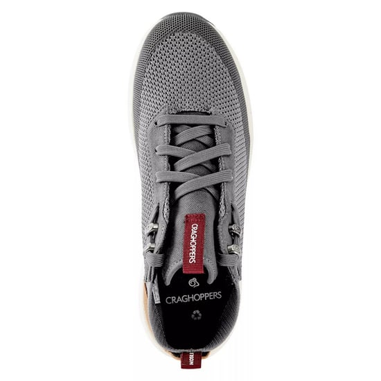 Craghoppers Mens Eco-Lite Trainers (Grey/Brown Tan)