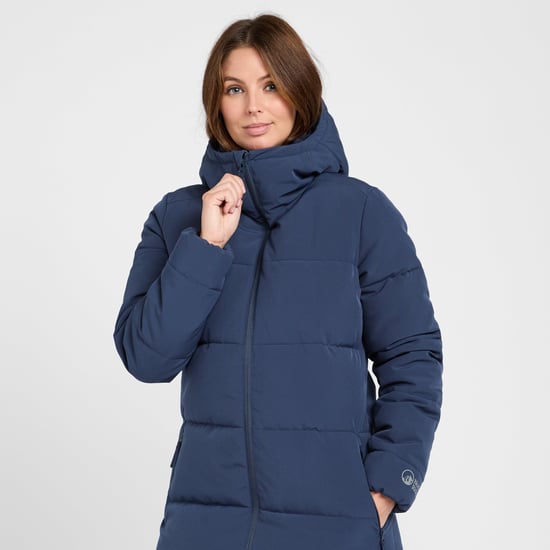 North Ridge Women's Long Line Roaming Water Repellent & Insulated Jacket with Hood