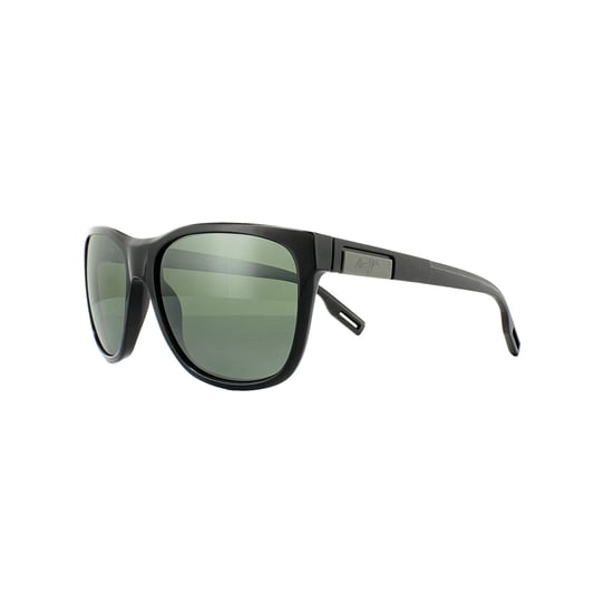 Maui Jim Quadratische Unisex Sonnenbrille Glänzend Schwarz Neutral Grau - Image 2