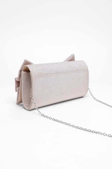 Pink Glitter Bow Bag - Image 4