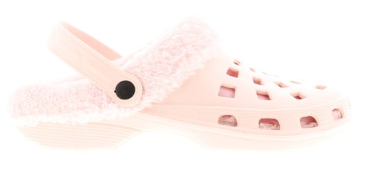 Womens Clog Sandals Flip Flops Faux Fur Lined Zena pink