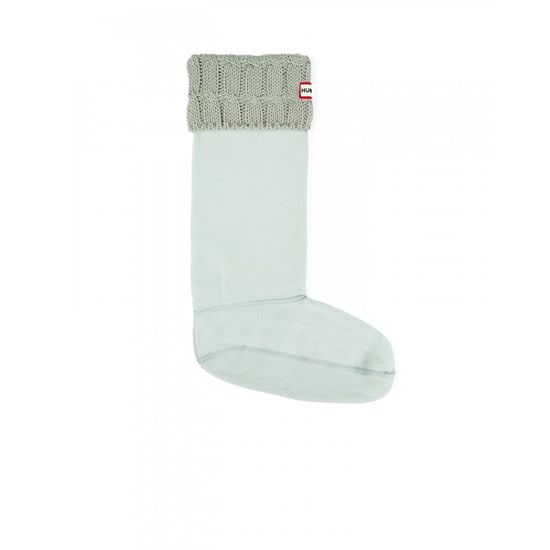 Hunter 6 Stichkabelmanschette Beige hohe Stiefel Socken - Image 1