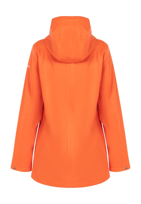 Schmuddelwedda Regenjacke Damen ORANGEROT-280 - Image 4