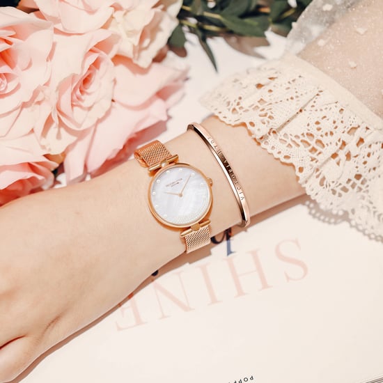 VICTORIA HYDE Set cadeau montre blanc nacré/or rose - Image 3