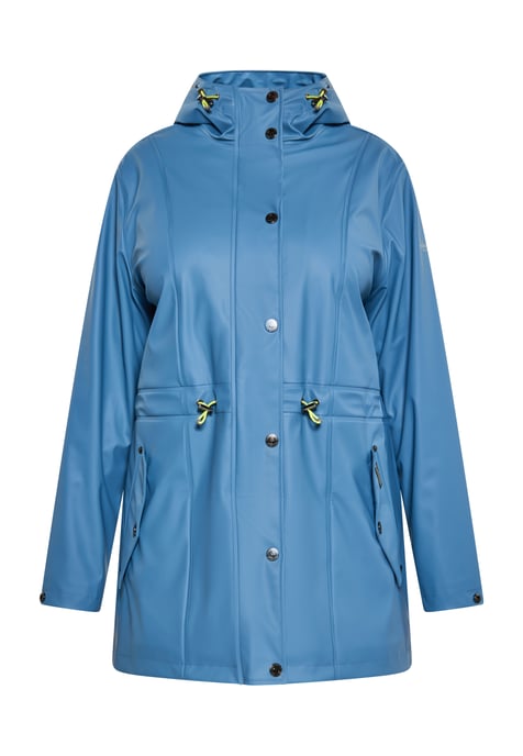 Schmuddelwedda Regenmantel Damen Stahlblau - Image 1