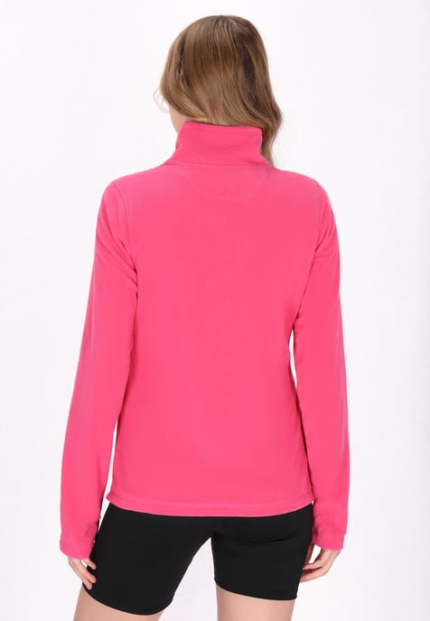 Mymo Fleecepullover Damen Rosa - Image 4