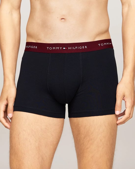 Tommy Hilfiger 3er-Pack Herren Unterhosen mit farbigem Bund - Image 4