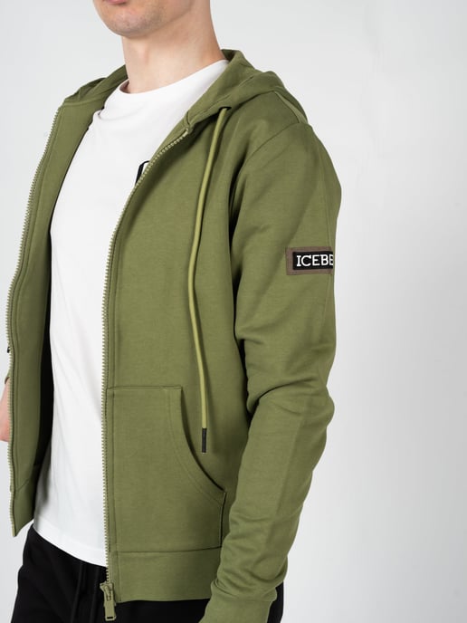 Iceberg Sweatshirt Hoodie Herren grün - Image 5