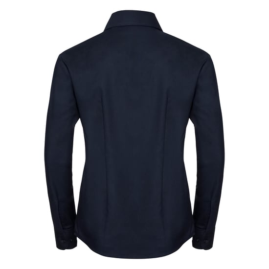 Russell Collection - Langärmelige Bluse - Damen (Marineblau) - Image 2