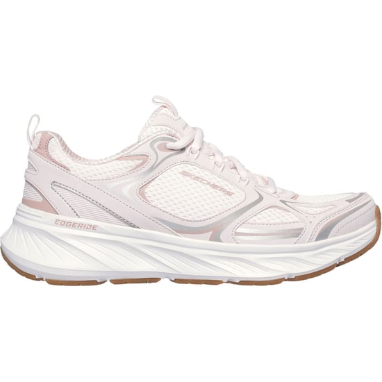 Skechers Edgeride Silver Eclipse synthetische Damensneaker in Rosa - Image 2