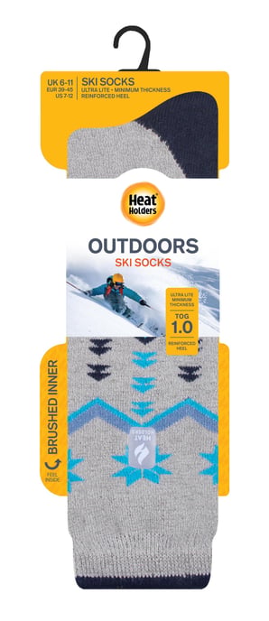 HEAT HOLDERS LITE Damen Thermal Ultra Thin Funky Skisocken - Image 2