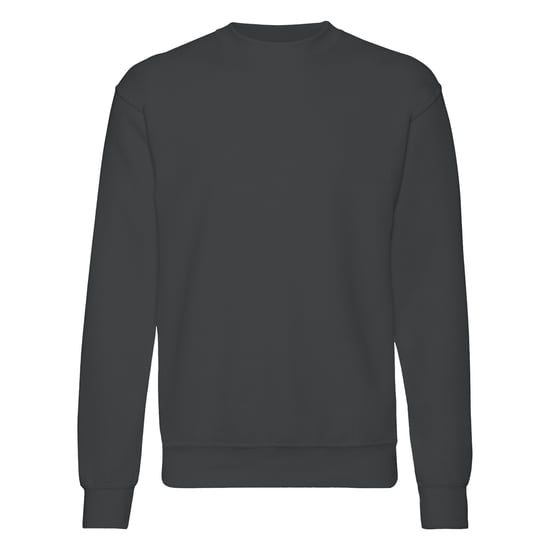 Fruit Of The Loom Herren Set-In Belcoro® Yarn Sweatshirt (Light Graphite) - Image 1