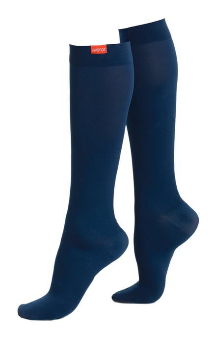 VIM&VIGR - Abgestufte Kompressionssocken für Unisex 15-20 mmhg mit feuchtigkeitstransportierendem Nylon - Navy - Image 1