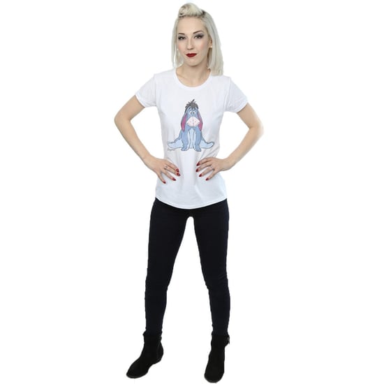 Disney Womens/Ladies Winnie The Pooh Classic Eeyore Cotton T-Shirt (White)
