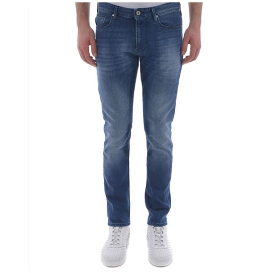 Emporio Armani Men 5 Pockets Pants Regular fit Ankle length  Blue