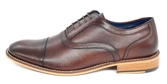Herbert Frank Holborn Leather Bordo Mens Derby Shoes