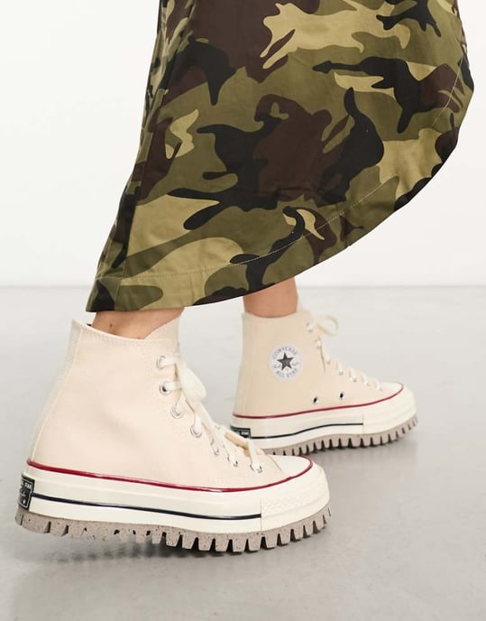 Converse CT70 Trek Hi Turnschuhe in Weiß - Image 1