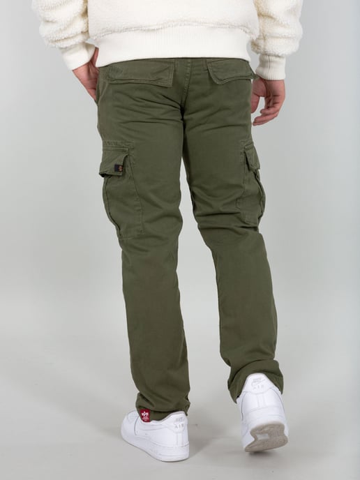 Alpha Industries Herren Agent Slim Cargo-Hose in Olivgrün - Image 2