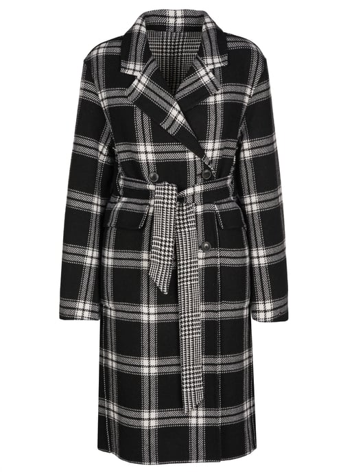 Tommy Hilfiger Wendemantel schwarz-weiß - Image 1