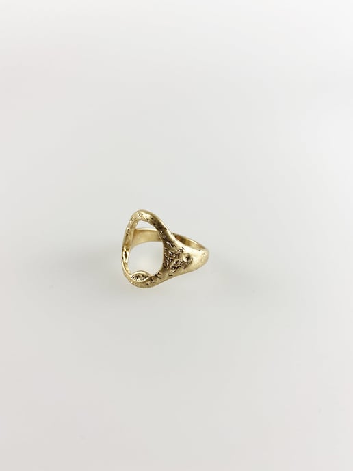 CUT OUT SIGNET RING - Image 2