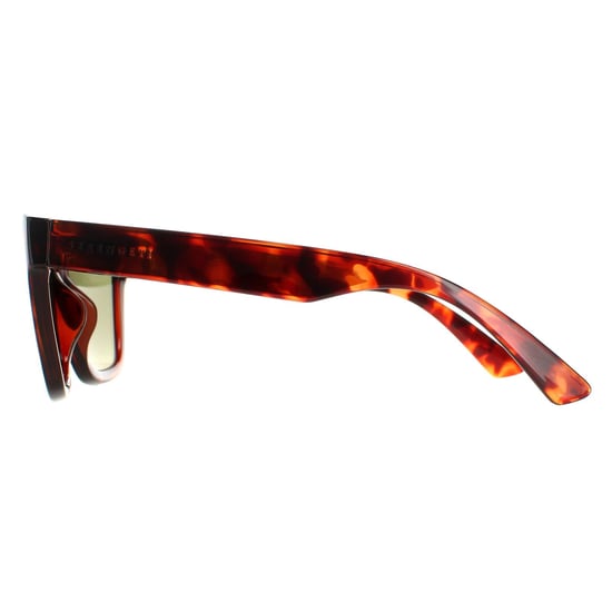 Serengeti Square Womens Shiny Red Tortoise Saturn Polarized 555nm Rolla