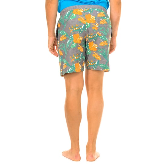 Men's straight-cut pajama shorts with hems UM0UM00153