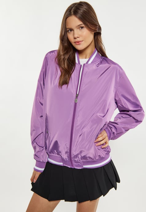 Mymo Collegejacke Damen lila - Image 3
