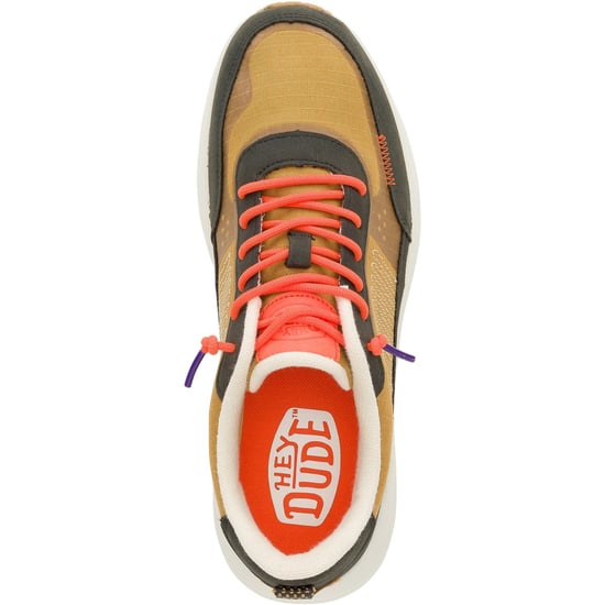 HEYDUDE Sirocco Alta Hype Nylon Herren Walnuss Turnschuhe - Image 4