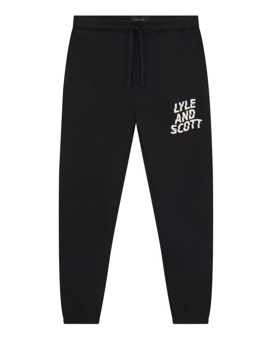 Lyle & Scott Ripple Logo Jogger für Herren in Schwarz - Image 5