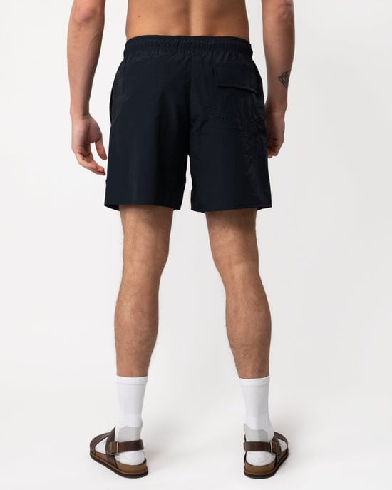 Lyle & Scott Badeshorts in Uni-Optik, Marineblau - Image 4