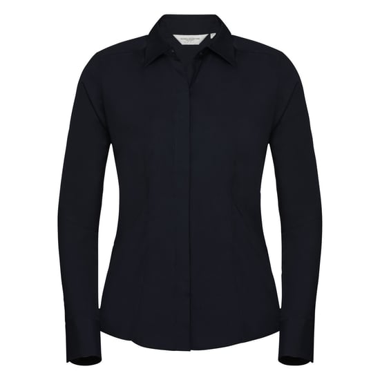 Russell Collection - Hemd für Damen Langärmlig (Dunkelblau) - Image 1