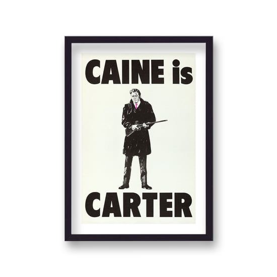 Michael Caine as Jack Carter Vintage Publicity Poster for Get Carter Graphic Design 1 1971