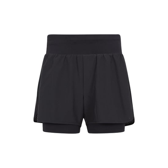 Mountain Warehouse Damen/Damen Double Layered Running Shorts (Schwarz) - Image 1