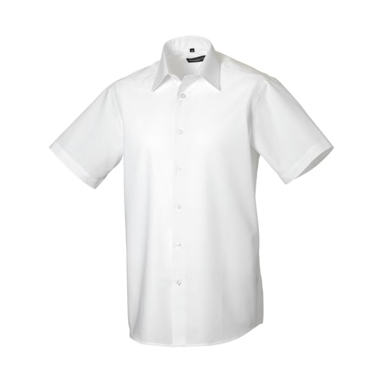 Russell Collection - Formelles Hemd für Herren kurzärmlig (Weiß) - Image 1