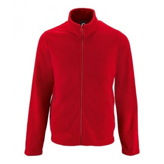 SOLS Herren Norman Fleece Jacke (Rot) - Image 1