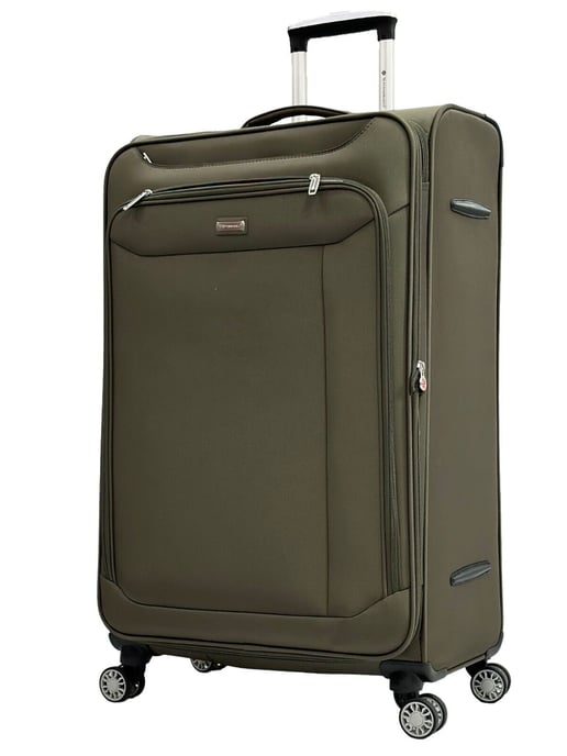 Lightweight Suitcase 4 Wheel Luggage Travel Cabin TSA Soft Bag