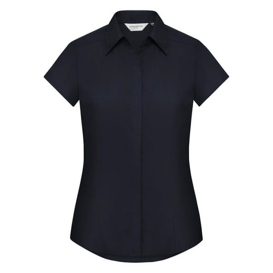 Russell Collection - Bluse mit Ärmeln - Damen (Marineblau) - Image 1