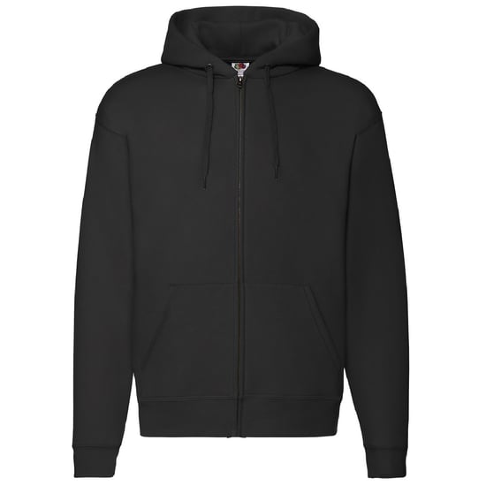 Fruit Of The Loom Herren Zip durch Hoodie Sweatshirt / Hoodie (schwarz) - Image 1