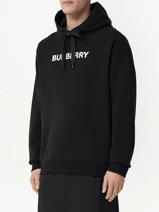 Kapuzenpullover mit Burberry Ansdel Logo-Print in Schwarz - Image 2