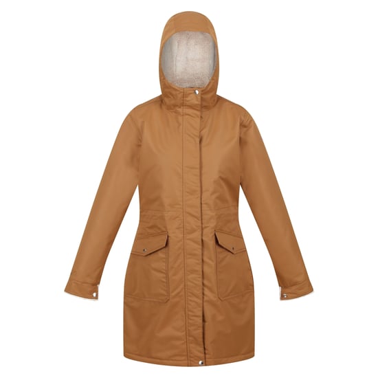 Regatta Womens/Ladies Romine Waterproof Parka (Rubber/Light Vanilla)